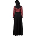 Designer polka dotted Umbrella abaya Designer polka dotted Umbrella abaya